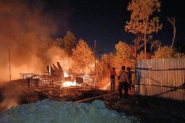 Polisi tangkap 2 orang diduga terkait gudang BBM terbakar