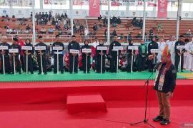 Kehadiran 32 kontingen pertegas pencak silat milik Indonesia