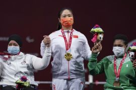 Kisah persahabatan atlet Paralimpiade angkat berat China dan Mesir