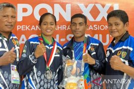 Muaythai persembahkan  satu medali perak untuk Maluku di PON XXI