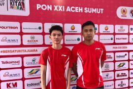 Bulu tangkis - Skor 3-0 antar Jateng kunci tiket final beregu putra