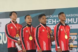 Kontingen Aceh berhasil kawinkan medali emas PON 2024 cabang petanque