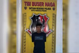 Tim Buser Naga Polresta Pangkalpinang tangkap residivis curat usai curi rumah kosong