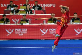 Wushu - Hari ketiga perebutkan empat medali emas nomor taolu