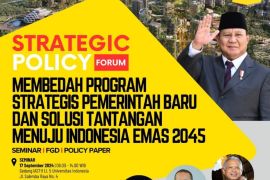 CSPS SKSG UI menggelar Strategic Policy Forum