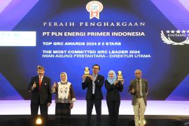 Perkuat rantai pasok, PLN EPI terima penghargaan TOP GRC Awards 2024