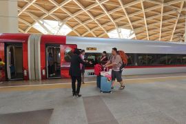 Operasional kereta cepat Whoosh normal kembali pascagempa