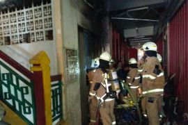 Toko alat olahraga di Pasar Pagi Lama Tambora Jakbar terbakar