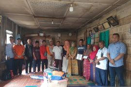 Korban kebakaran Aek Bilah ucapkan terima kasih kepada Bupati Tapsel