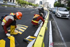 Rekayasa lalu lintas di jalan MH Thamrin