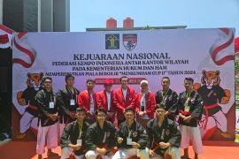 Ksatria Kemenkumham Banten berlaga di Kejurnas Kempo Menkumham Cup