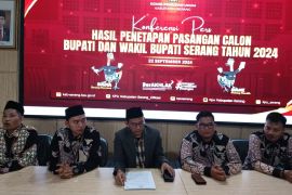KPU Kabupaten Serang tetapkan dua paslon Pilkada 2024
