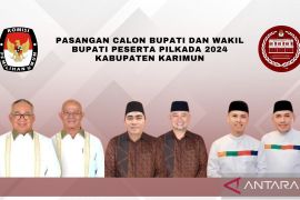 KPU Karimun tetapkan tiga paslon peserta Pilkada 2024