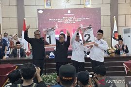 KPU Kutim undi nomor urut paslon bupati dan wakil bupati