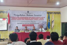Kemenkumham Babel gelar penyuluhan hukum di Universitas Pertiba hindari perundungan di dunia pendidikan