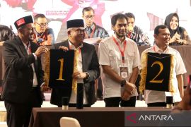 Pengundian nomor urut Pilgub Aceh:  Bustami-Fadhil 1, Mualem-Dek Fad nomor 2