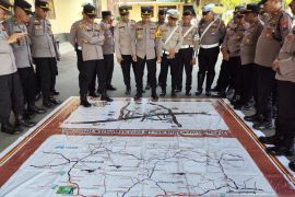 Ratusan polisi diterjunkan pengamanan pengundian nomor cabup-cawabup