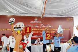 Pilkada Barito Utara Gogo-Hello nomor urut 1 dan Agi Saja nomor urut 2