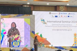 Menkeu: Indonesia tekan ketimpangan fiskal lewat UU HKPD