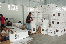 KPU Tulungagung terima logistik Pilkada 2024