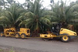 Dua alat berat dibakar OTK di Sei Bingai Langkat