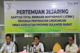 Dinkes Sulbar komitmen ciptakan penyehatan lingkungan melalui peran jejaring STBM