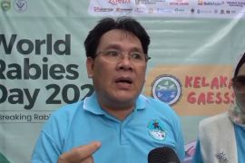 Sumsel sediakan 500 vaksin gratis  peringati Hari Rabies Sedunia