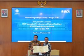 BCA dan UGM bekerja sama sediakan layanan transaksi pembayaran UKT