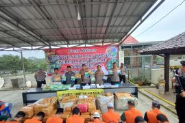 Polres Lampung Selatan amankan barang bukti narkoba bernilai Rp75,1 miliar