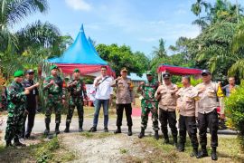 Kapolsek pimpin pengamanan kampanye Paslon Kasmarni-Bagus Santoso di Bukit Batu