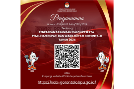 PENGUMUMAN KPU KABUPATEN GORONTALO