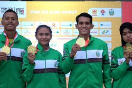 Sumut peroleh medali emas atletik keenam lewat nomor estafet campuran