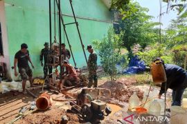 Satgas TMMD bangun tiga sumur bor penuhi kebutuhan warga Ciandam Jawa Barat