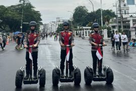 Polda Sumut sosialisasi pilkada damai pada "car free day"