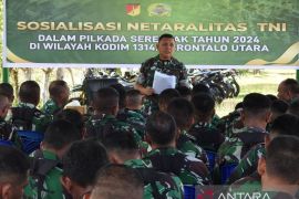 Dandim 1314 Gorontalo Utara ingatkan tentang netralitas prajurit