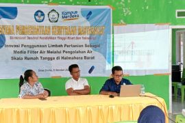 Unkhair Ternate terapkan teknologi penyaring air berbasis limbah pertanian