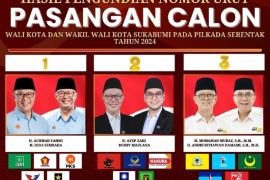 Tiga paslon kepala daerah Kota Sukabumi sepakat tolak hoaks pada Pilkada 2024