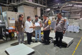 Kapolres Dumai pastikan kelancaran produksi logistik Pilkada 2024