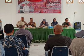 Polsek Kota dan Forkopimcam Pekanbaru ajak warga sukseskan pilkada serentak