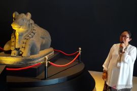 Museum Nasional Indonesia hadirkan arca Nandi tersenyum padaPameran Repatriasi