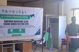 HMI Babel gelar latihan akbar ciptakan kader berkarakter