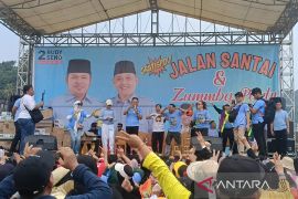 Rudy Mas'ud kampanyekan hidup sehat di hadapan ribuan massa Samarinda