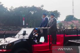 Jokowi leads security routine for President-elect inauguration