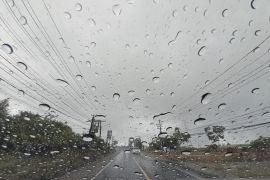 Mayoritas kota-kota Indonesia hujan dan berawan, Pangkalpinang hujan ringan