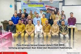 Poso Energy berpatisipasi dalam FGD tentang pengelolaan ikan sidat oleh BRIN