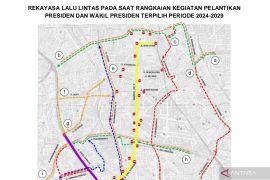 Ini rekayasa lalu lintas saat pelantikan presiden 20 Oktober 2024