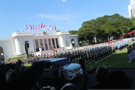 Jokowi dan Iriana tinggalkan Istana Merdeka usai purnatugas sebagai Presiden