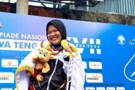 Srikandi Alfamart Jambi borong tiga medali Peparnas XVII Solo 2024