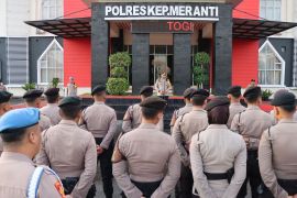 Kapolres Meranti ingatkan personel jaga netralitas di pilkada
