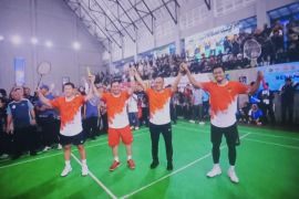 Tiga legenda meriahkan turnamen Badminton Korpri 2024